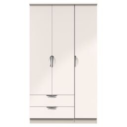 Ready Assembled 2 U Holborn Triple Wardrobe with 2 Drawers (Ready Assembled) in Taupe - thumbnail 1