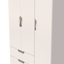Ready Assembled 2 U Holborn Triple Wardrobe with 2 Drawers (Ready Assembled) in Taupe - thumbnail 4