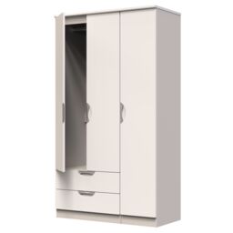 Ready Assembled 2 U Holborn Triple Wardrobe with 2 Drawers (Ready Assembled) in Taupe - thumbnail 5