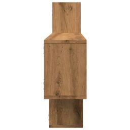 Berkfield Home Wall Shelf Artisian Oak 167.5x18x68 cm Engineered Wood in Brown - thumbnail 5