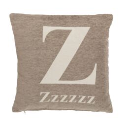 Orsina Zzzzzz Words Cushion in Natural - thumbnail 1