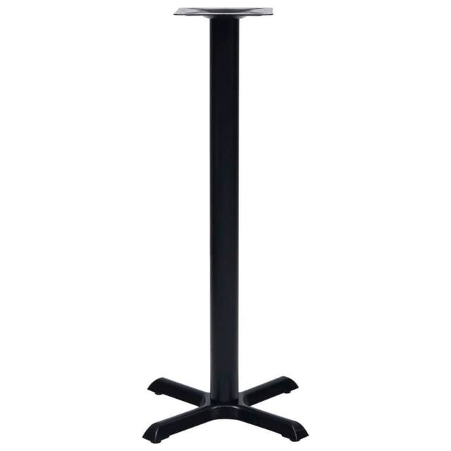 Berkfield Home Sturdy Bistro Table Leg Black 56x56x107 cm Cast Iron - Size: 56 x 56 x 107 cm - image 1