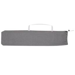 Wyld and Coco Hanging Hammock Chair Light Grey Cotton-Polyester Boho Swing - thumbnail 8
