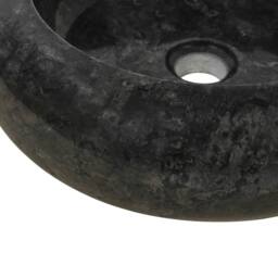 Berkfield Home Sink 40x12 cm Marble Black - thumbnail 6