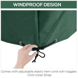 STILVORA Garden Furniture Cover in Green - thumbnail 6