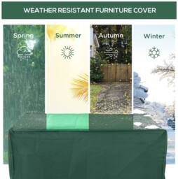 STILVORA Garden Furniture Cover in Green - thumbnail 7