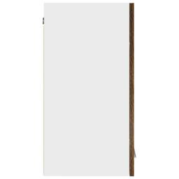 Berkfield Home Hanging Cabinet Smoked Oak Engineered Wood in Brown - thumbnail 7