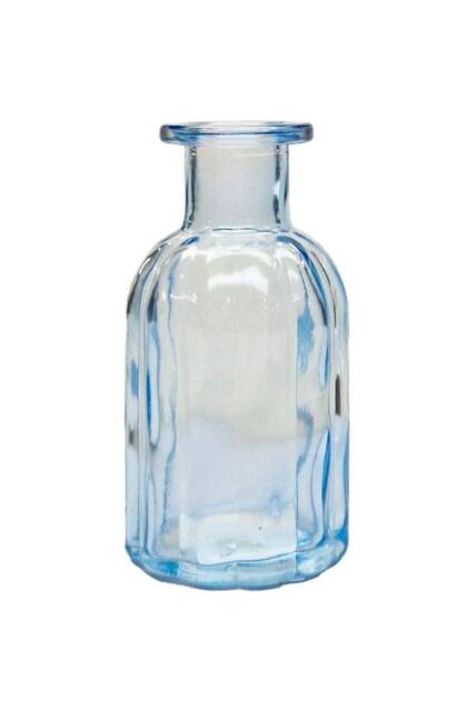 KDMD Blue Flora Bottle Glass Vase 13.7cm 6 Pack - image 1