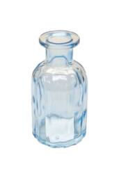 KDMD Blue Flora Bottle Glass Vase 13.7cm 6 Pack - thumbnail 7