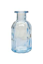KDMD Blue Flora Bottle Glass Vase 13.7cm 6 Pack - thumbnail 1