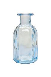 KDMD Blue Flora Bottle Glass Vase 13.7cm 6 Pack - thumbnail 3
