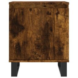 Berkfield Home Bedside Cabinets 2 pcs Smoked Oak 40x30x50 cm Engineered Wood in Brown - Size: 40 x 30 x 50 cm - thumbnail 5
