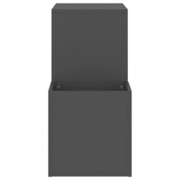 Berkfield Home Hall Shoe Cabinet Grey 105x35.5x70 cm Engineered Wood - thumbnail 6