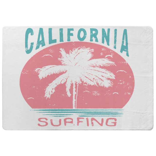 Benjamin Tate Design California Surfing Designer Rug in Natural - Size: Large - image 1