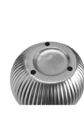 Living and Home Modern Silver Ceramic Double Gourd Vase Decorative Ornament for Dried Flowers - thumbnail 6
