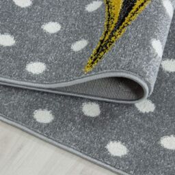 Bravich LTD Polkadots Unicorn Rug - Kids in Yellow - Size: 120 cm x 170 cm - thumbnail 4