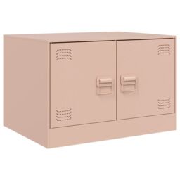 Berkfield Home Coffee Table Pink 67x50x44 cm Steel - Size: 67 x 50 x 44 cm - thumbnail 2