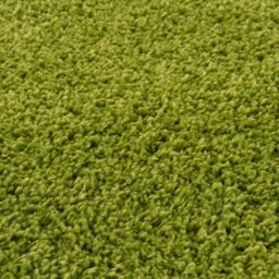 THE RUGS Green Plain Soft High Pile Shaggy Rugs & Runners Living Room Bedroom - Size: 120 cm x 170 cm - thumbnail 3