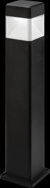 Netlighting Knightsbridge 230V IP65 10W LED Polycarbonate Moulded Bollard CCT Adjustable BLP10CCT in Black - image 1