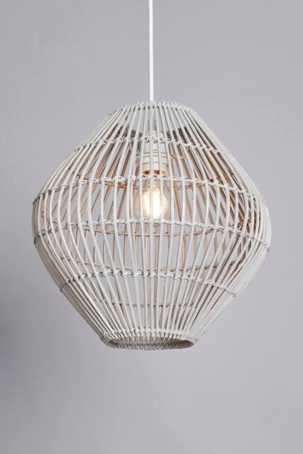 BHS Lighting Bobbin Easy Fit Light Shade, Grey - image 1