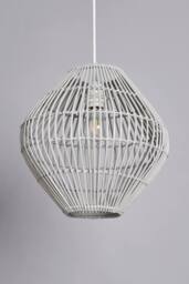 BHS Lighting Bobbin Easy Fit Light Shade, Grey - thumbnail 2