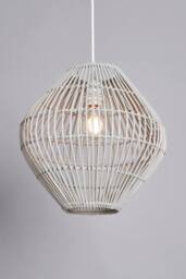 BHS Lighting Bobbin Easy Fit Light Shade, Grey - thumbnail 1