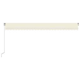 Berkfield Home Manual Retractable Awning 600x350 cm Cream - thumbnail 4