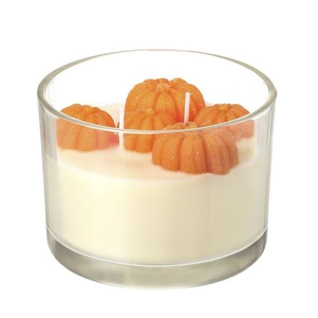 Garden Greatness Large Boxed Pumpkin Scented Candle - Glass Jar in Orange - Size: 1 Pack