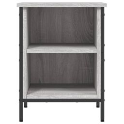 Berkfield Home Shoe Cabinet Grey Sonoma 38x35x50 cm Engineered Wood - Size: 38 x 35 x 50 cm - thumbnail 4