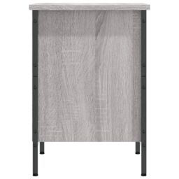 Berkfield Home Shoe Cabinet Grey Sonoma 38x35x50 cm Engineered Wood - Size: 38 x 35 x 50 cm - thumbnail 5