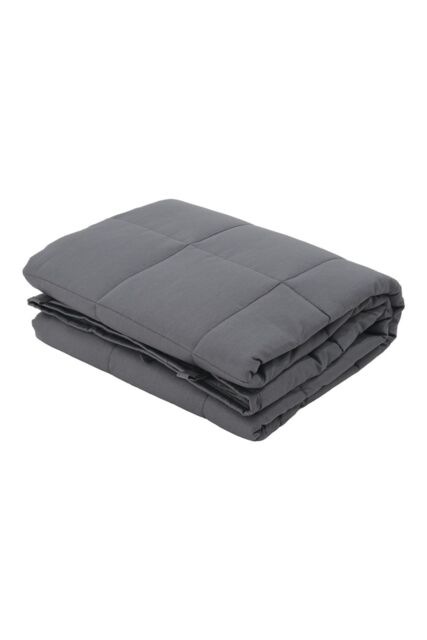 Living and Home Weighted Blanket for Adult Deep Sleep 125x200cm, 5.7 kg in Grey - Size: 125x200 cm - image 1