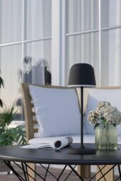 Eglo Mannera Cordless Black Indoor or Outdoor Table Lamp - thumbnail 3