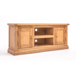 Cabinet Bits Salerno Light Wood 2 Door TV Cabinet Wood Knob in Natural - thumbnail 2