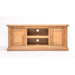 Cabinet Bits Salerno Light Wood 2 Door TV Cabinet Wood Knob in Natural - thumbnail 1