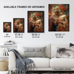 Artery8 Venetian Masked Ball Romantic Painting Artwork Framed Wall Art Print A4 in Black - thumbnail 3