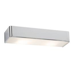 Netlighting Rodan 40cm Flush Wall Lamp Chrome in Silver - thumbnail 1