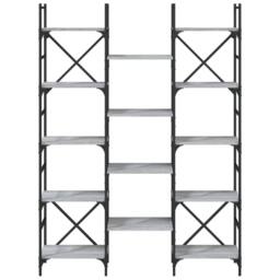 Berkfield Home Bookshelf Grey Sonoma 127.5x28.5x172.5 cm Engineered Wood - thumbnail 5