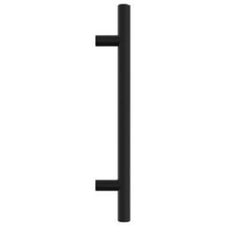 Berkfield Home Cabinet Handles 10 pcs Black 128 mm Stainless Steel - thumbnail 6