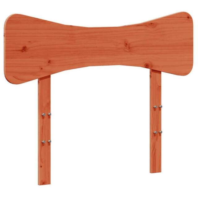 Berkfield Home Headboard Wax Brown 100 cm Solid Wood Pine in Orange - image 1
