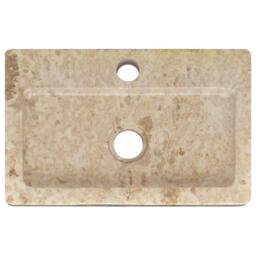 Berkfield Home Sink Cream 38x24x6.5 cm Marble - thumbnail 7