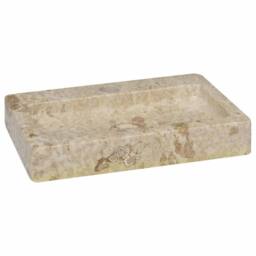 Berkfield Home Sink Cream 38x24x6.5 cm Marble - thumbnail 3