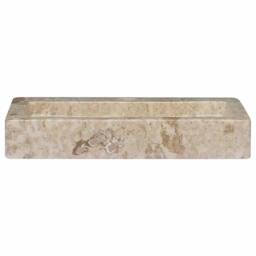 Berkfield Home Sink Cream 38x24x6.5 cm Marble - thumbnail 4