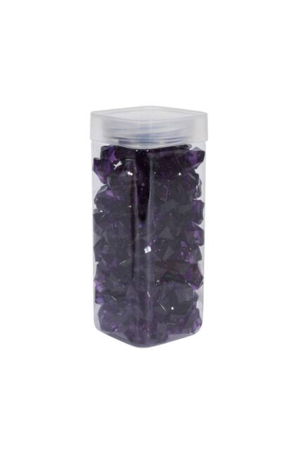 KDMD Large Purple Acrylic Stones in Square Jar 300gr 2 Pack - image 1