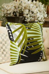 Orsina Bosie Ozella Botanical Green Cushion - thumbnail 5