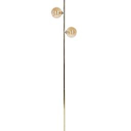 Wyld and Coco 3-Shade Floor Lamp - Gold Steel with Smoked Glass Shades - thumbnail 2