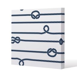 Benjamin Tate Design Rope (Canvas Print) / 127 x 127 x 4cm in Natural - Size: 127 x 127 x 4 cm - thumbnail 1
