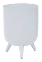 Orsina Classic & Timeless Design Vase, Iron Constructed Flower Vase, Easy To Maintain Vase For Flowers in White