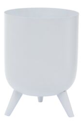 Orsina Classic & Timeless Design Vase, Iron Constructed Flower Vase, Easy To Maintain Vase For Flowers in White - thumbnail 2
