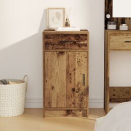 Berkfield Home Sideboard Old Wood 40x41x75 cm Engineered Wood in Brown - Size: 40 x 41 x 75 cm - thumbnail 4