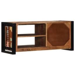 Berkfield Home TV Cabinet 80x30x35 cm Solid Wood Reclaimed - Size: 80 x 30 x 35 cm - thumbnail 5